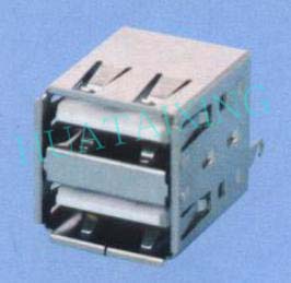 USB AF 180° 雙層半包直插長體