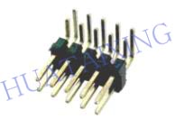 2.54間距雙排彎針（90度）