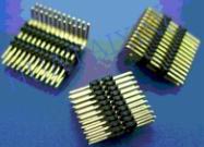 1.27間距雙排雙塑彎針（90度）